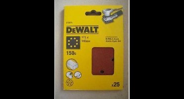 Schuurvel maat 140x115mm K150 - 25 st