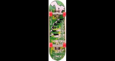 Johntoy Vinger Skateboard Groen 7-delig 9 Cm
