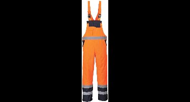 Portwest Twee Kleuren Amerikaanse Overall - Ongevoerd S488 - Geel/Marine - XL