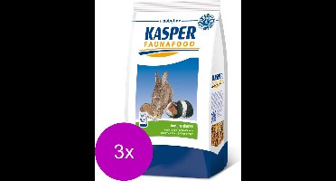 Kasper Faunafood Konijnenkorrel - Konijnenvoer - 3 x 4 kg