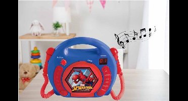 Lexibook Disney Spiderman - CD speler met microfoon - Spiderman speelgoed - Disney speelgoed