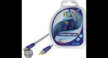 HQ Standaard 3.5mm Stereo Mannelijk - 3.5mm Stereo Vrouwelijk Kabel 1.50 M