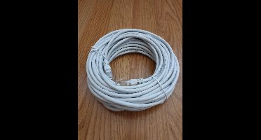 Wentronic CAT5E Netwerkkabel - RJ45 - Wit - 15 m