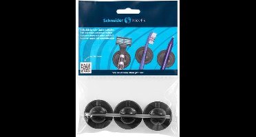 universele Klick-Fix Schneider zwart set a 3st. S-74101