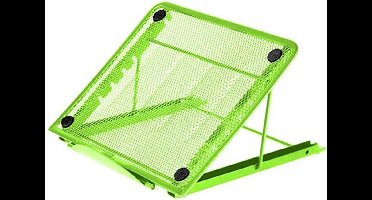 Universele Standaard voor Laptops, Tablets, (kook)Boeken en Diamond Painting Lightpad - Verstelbaar in Hoogte - Groen - Idiaal voor Thuiswerkers