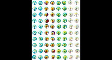 PartyXplosion Body Jewels / Plaksteentjes / Lichaamsversiering