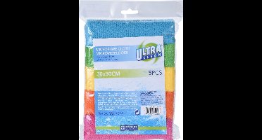 Ultra Clean Microvezeldoek set - 30x30cm - 5 Stuks