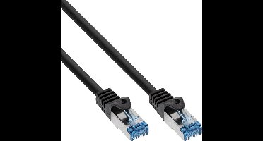 S/FTP CAT6a 10 Gigabit industriële netwerkkabel met TPE mantel / zwart - LSZH - 20 meter