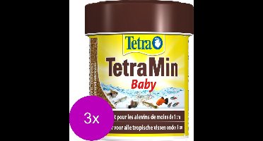 Tetra Tetramin Baby Bio Active - Vissenvoer - 3 x 66 ml