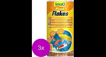 Tetra Pond Flakes - Vijvervoer - 3 x 1 l
