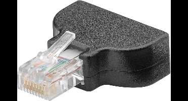 Goobay RJ45 schroef connector voor U/UTP CAT5e / CAT6 netwerkkabel - per stuk