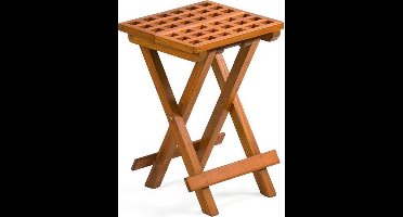 Blokrooster klapstoeltje/tafel 30x30 cm (Geolied)