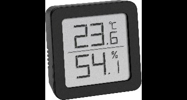 TFA Dostmann Thermo- en hygrometer Zwart