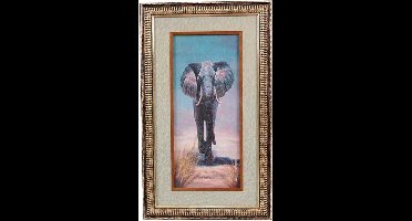 Olifant schilderij 30 cm x 60 cm