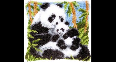 Vervaco - Knoopkussen kit - Panda's - PN-0021853 - Borduren - Borduurpakket - Borduurpakket volwassenen - Borduurpakket kind