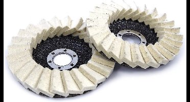 115 mm Lamellen Polijstschijf voor op de haakse slijper - per stuk