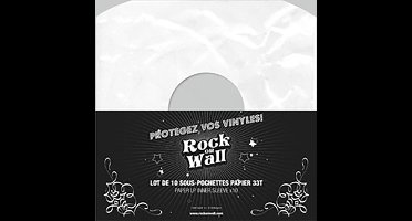 White paper LP inner sleeve 12" x 10