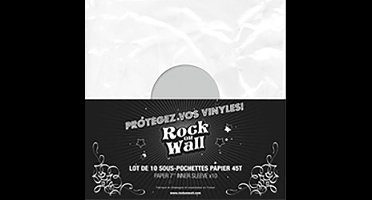 White paper 7" inner sleeve x 10