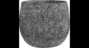 Mica Decorations Thomas Bloempot - H20,5 x Ø24 cm - Antraciet