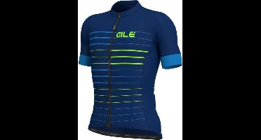 ALE Men Short Sleeve Jersey Ergo Blue Green S