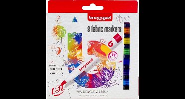 Bruynzeel fabric markers set 8