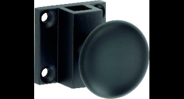 Esganolet trekknop Elegant mat zwart
