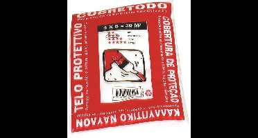 HDPE afdekfolie / LDPE afdekzeil 4x5 mtr HDPE dikte 7 mu