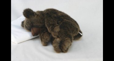 Slapende bruine Beer 40 cm, Hansa