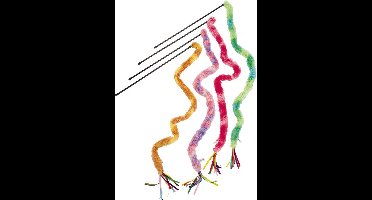 Beeztees kattenhengel pluche staart assorti