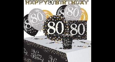 Amscan Partypakket 80e Verjaardag Unisex 41 Stuks