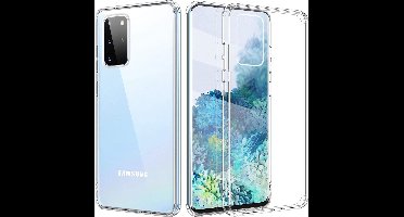 Hoesje geschikt voor Samsung S20 Plus Transparant Siliconen Case