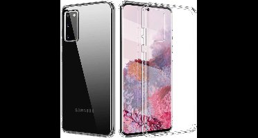 Hoesje geschikt voor Samsung Galaxy S20 - Back Cover Case ShockGuard Transparant