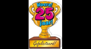 Trofee kaart - 25 jaar