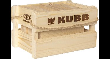 Tactic Kubb – Vang- en werpspel – Origineel Zweeds Werpspel In Luxe Houten Draagkist – Duurzaam Grenenhout