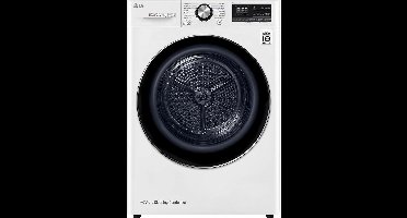 LG RC90V9AV3Q - 9 kg droger met DUAL inverter Heat Pump™ - Supersnel of Superzuinig - Auto Cleaning Condensor - ThinQ
