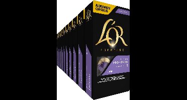 L'OR Lungo Profondo Koffiecups - Intensiteit 8/12 - 10 x 10 capsules