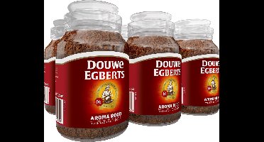 Douwe Egberts Aroma Rood Oploskoffie - 6 x pot van 200 gram