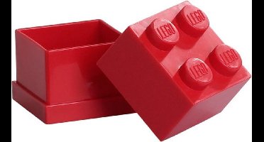LEGO - Opbergbox Mini Brick 4 - Polypropyleen - Rood