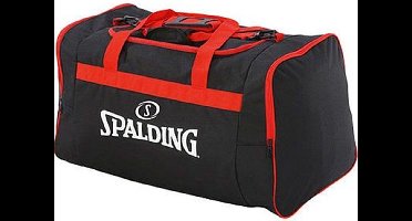 Spalding Large Sporttas Met Zijvakken - Zwart / Rood | Maat: UNI