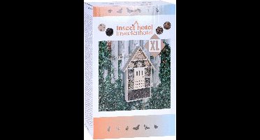 Relaxwonen | Insectenhotel XL | Hout | Nestkast voor insecten | Help insecten de winter door te komen!