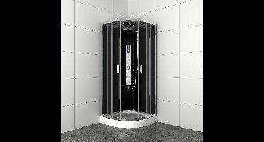 Allibert Gipsy Douchecabine Kwartrond 90x90x225cm