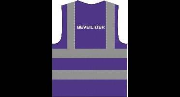 Beveiliger hesje RWS paars