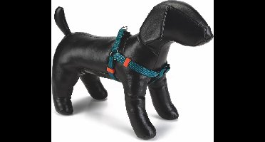 Beeztees nylon borsttuig uni donkergroen 46-75 cm x 20 mm