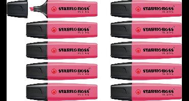 STABILO BOSS ORIGINAL - Markeerstift - Roze - Doos 10 Stuks