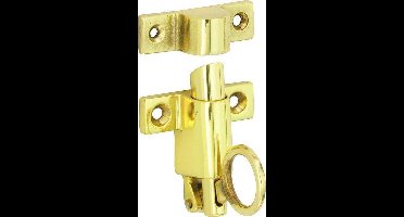 Artitec Wallebroek Raamknip Elegant met sluitkom messing gelakt