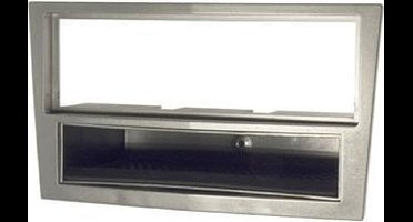1DIN frame  Opel Astra 04-10  Corsa Vivaro Zafira zilvergrij