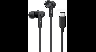 Belkin ROCKSTAR™ in-ear oordopjes met USB-C connector - Zwart