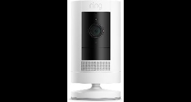 Ring Stick Up Cam Batterij - Beveiligingscamera - Draadloos - Wit
