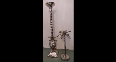 Aluminium Kandelaar Palm 65 cm Gilde Cult at Home