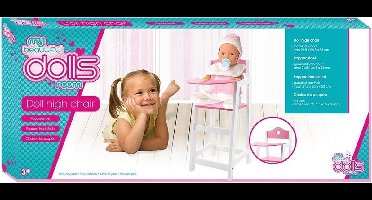 Houten Poppenstoel - Wit